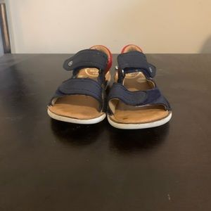Toddler Red and Navy Stride Rite Sandals